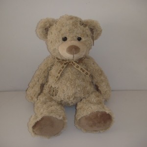 JH-9836C Plush Bear in Light Brown color