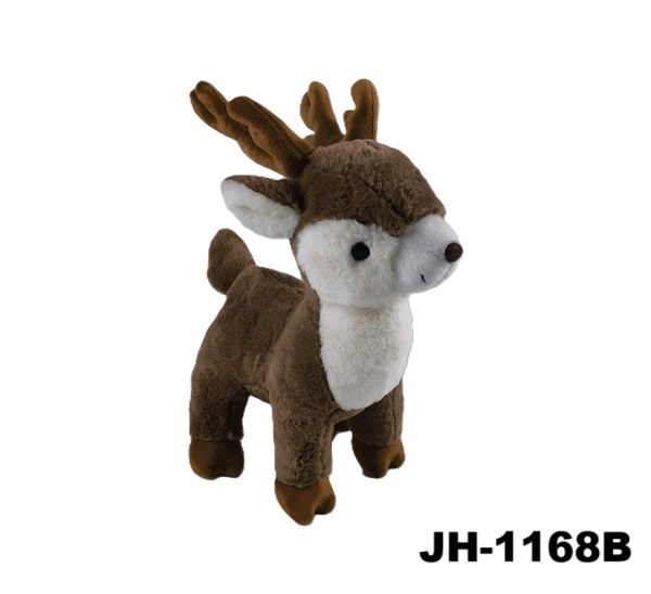 JH-1168B Plush Reindeer in Brown color – stand style Featured Image